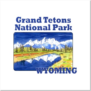 Grand Tetons National Park, Wyoming Posters and Art